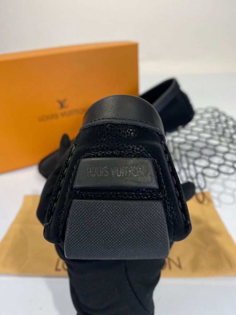 louis vuitton ayakkabi siyah suet erkek loafer