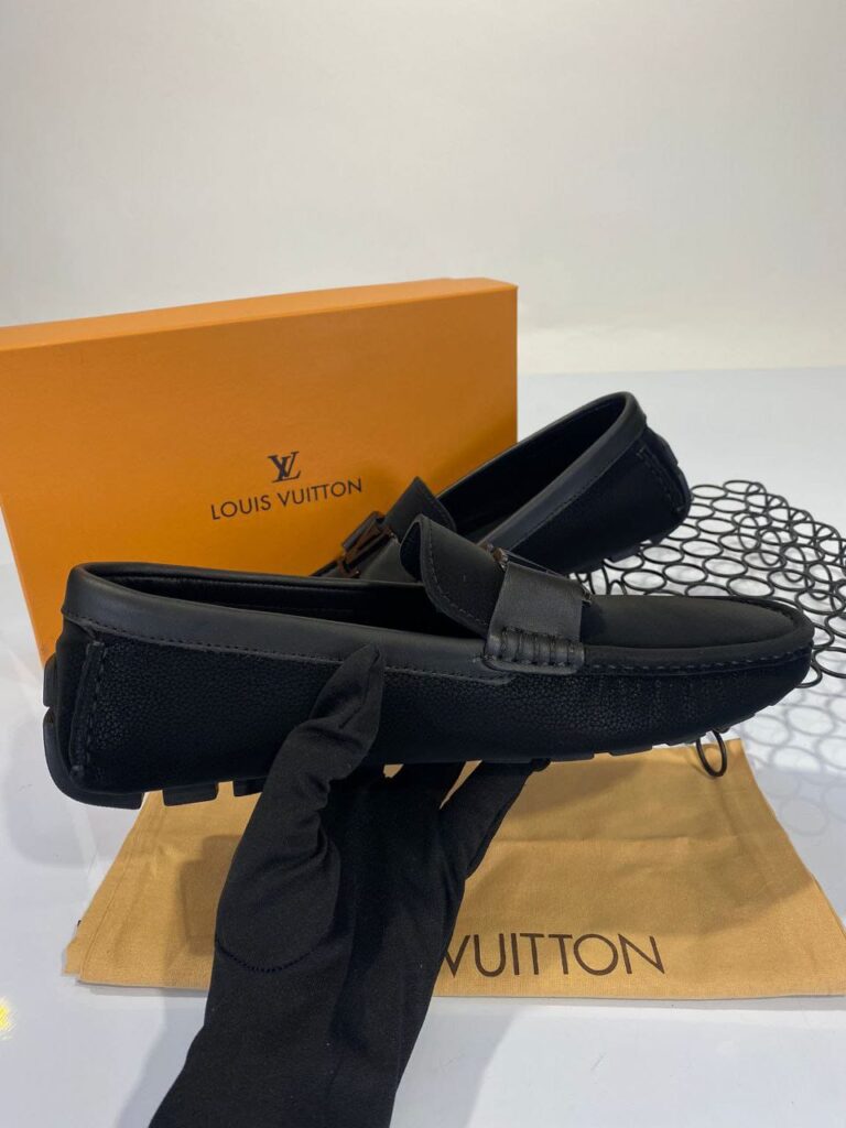 louis vuitton ayakkabi siyah suet erkek loafer