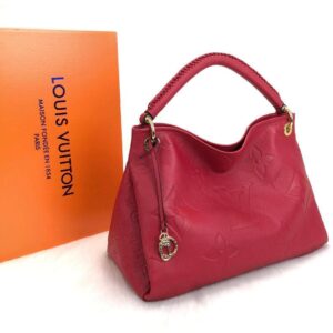louis vuitton canta artsy empriente 2021 yeni kalip kirmizi 41x32 cm