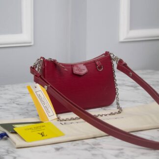 louis vuitton canta bordo epi ithal easy pouch on strap 19x11.5x3 cm