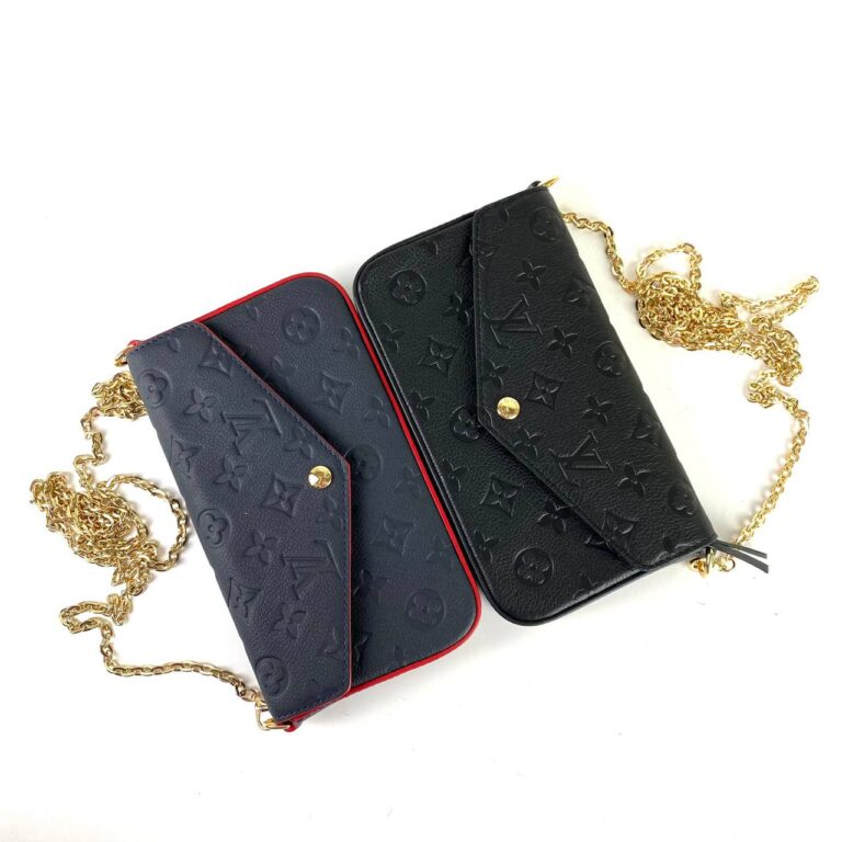 louis vuitton canta felice clutch lacivert 22x12 cm