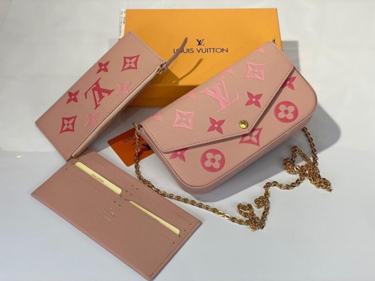louis vuitton canta felicie pembe buyuk monogram kesim ithal