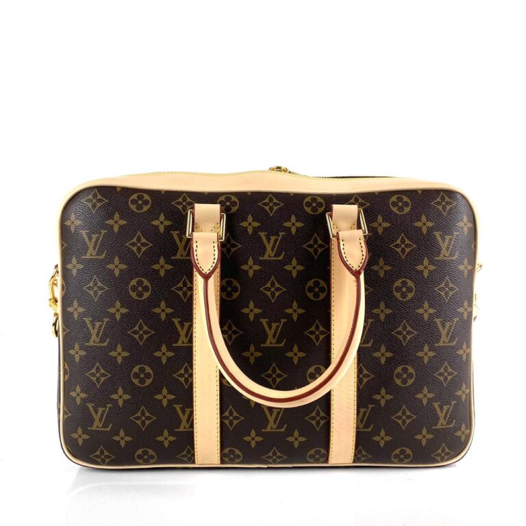 louis vuitton canta kahve monogram icare travel evrak laptop 39x29x14 cm
