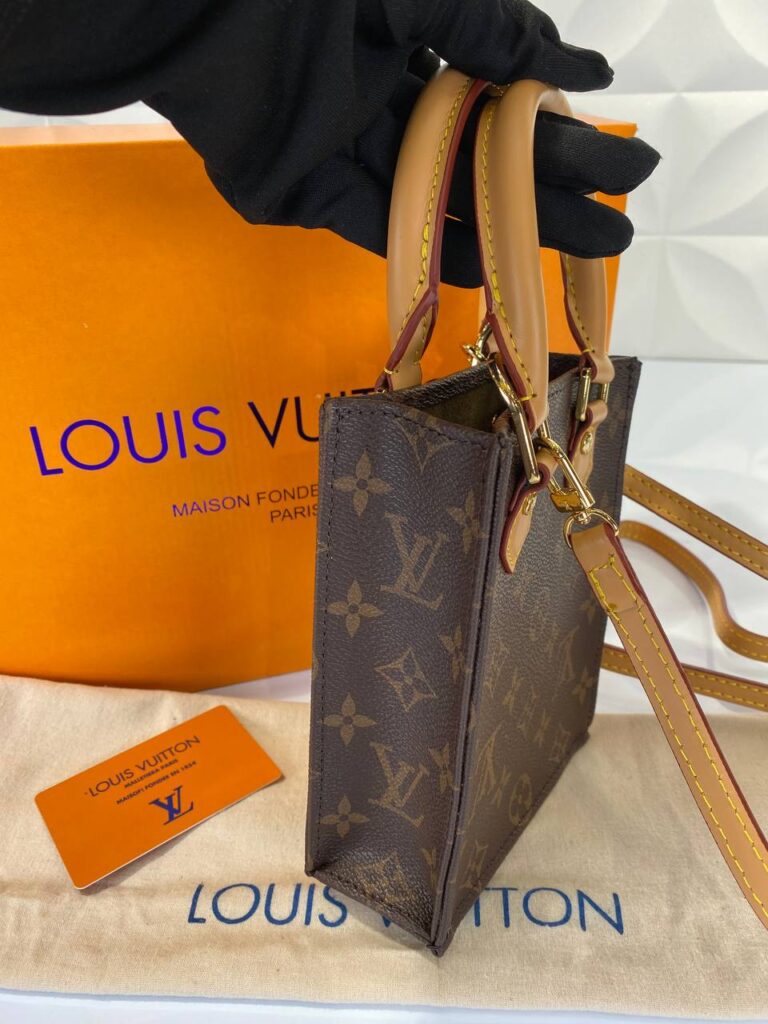 louis vuitton canta kahve monogram sac plat 13x17 cm deri buyuk desen