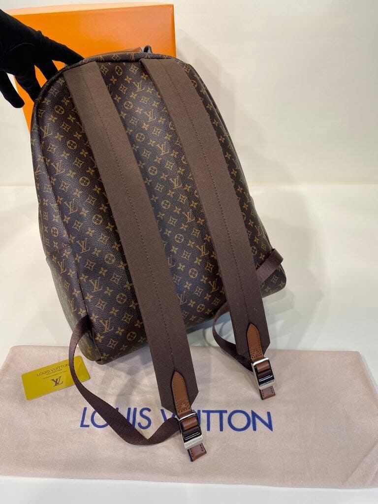 louis vuitton canta multipocket sirt kahve monogram 45x35 cm ithal vejital deri