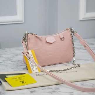 louis vuitton canta pembe epi ithal easy pouch on strap 19x11.5x3 cm