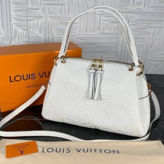 louis vuitton canta pontheu beyaz hakiki deri 36x26 cm