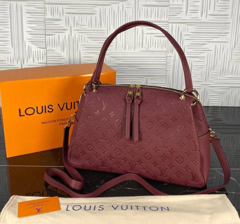 louis vuitton canta pontheu bordo hakiki deri 36x26 cm