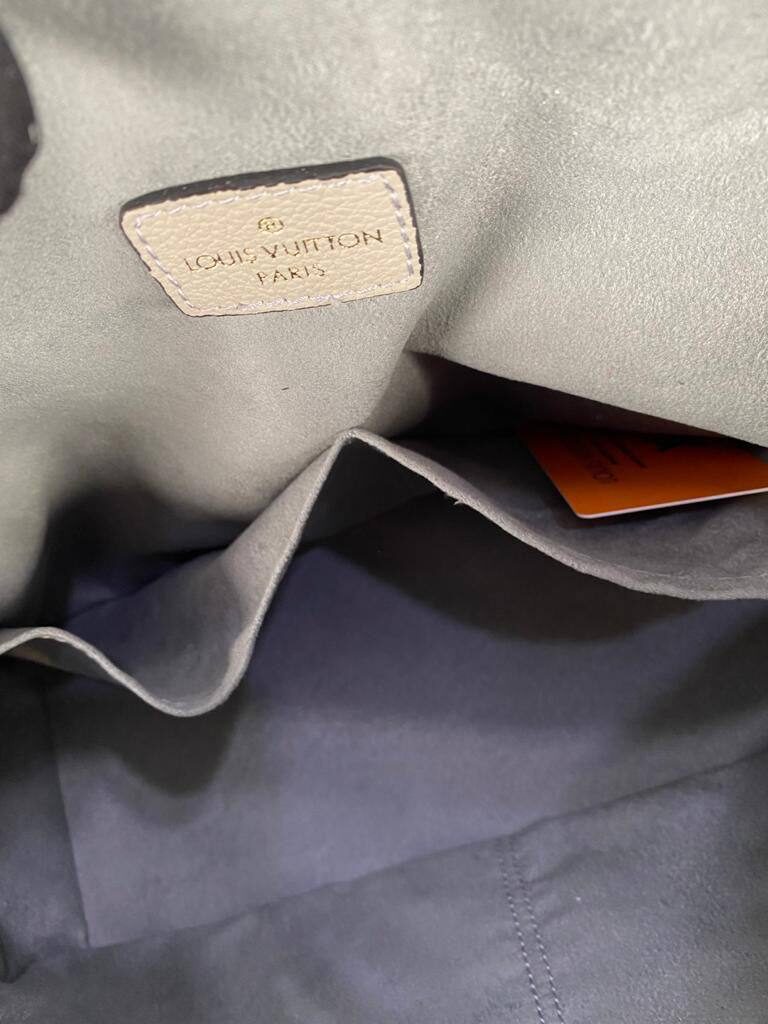 louis vuitton canta pontheu gri hakiki deri 36x26 cm