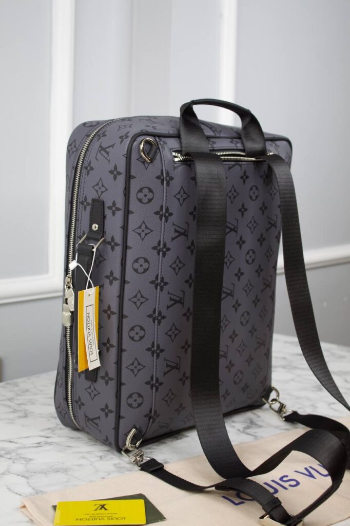 louis vuitton canta sirt ve evrak monogram gri ithal 29x38.5x11 cm