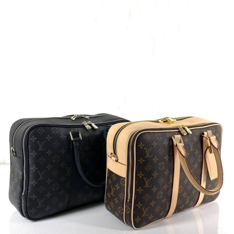 louis vuitton canta siyah monogram canvas icare travel evrak laptop 39x29x14 cm