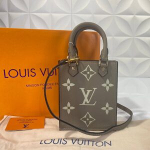 louis vuitton canta vizon sac plat 13x17 cm deri buyuk desen