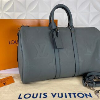 louis vuitton valiz gri ithal keepall bandouliere 45 cm