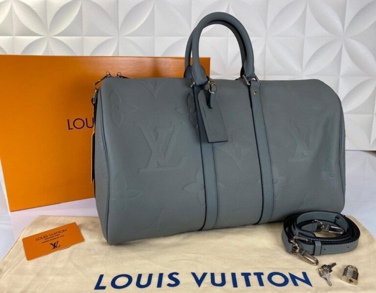 louis vuitton valiz gri ithal keepall bandouliere 45 cm