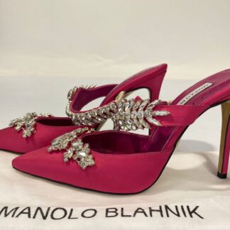 manolo blahnik ayakkabi pembe topuklu 12 cm