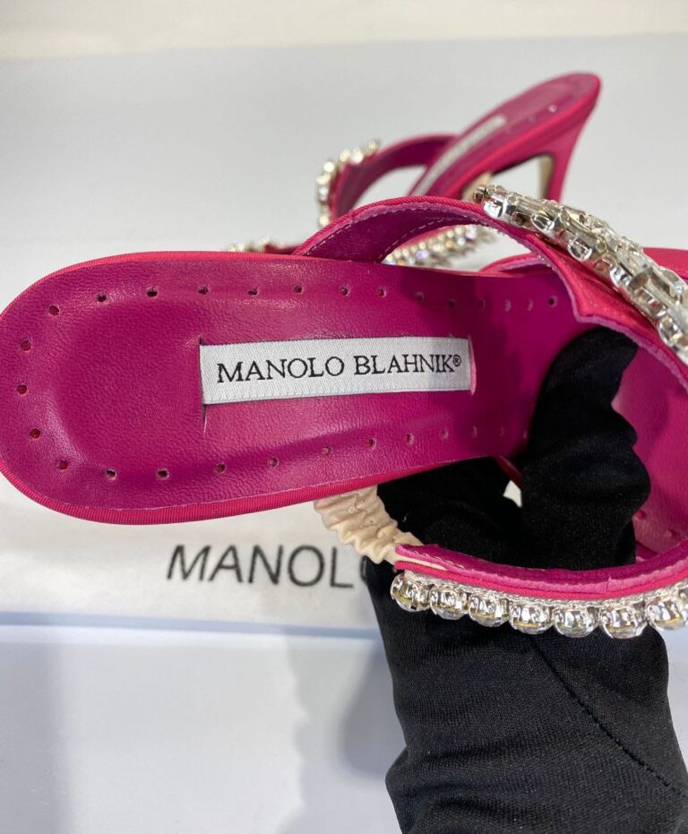 manolo blahnik ayakkabi pembe topuklu 12 cm
