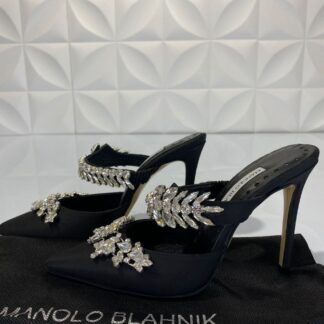 manolo blahnik ayakkabi siyah topuklu 12 cm