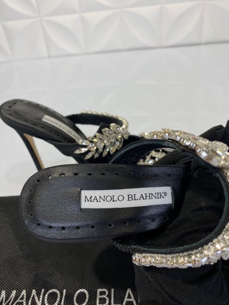 manolo blahnik ayakkabi siyah topuklu 12 cm