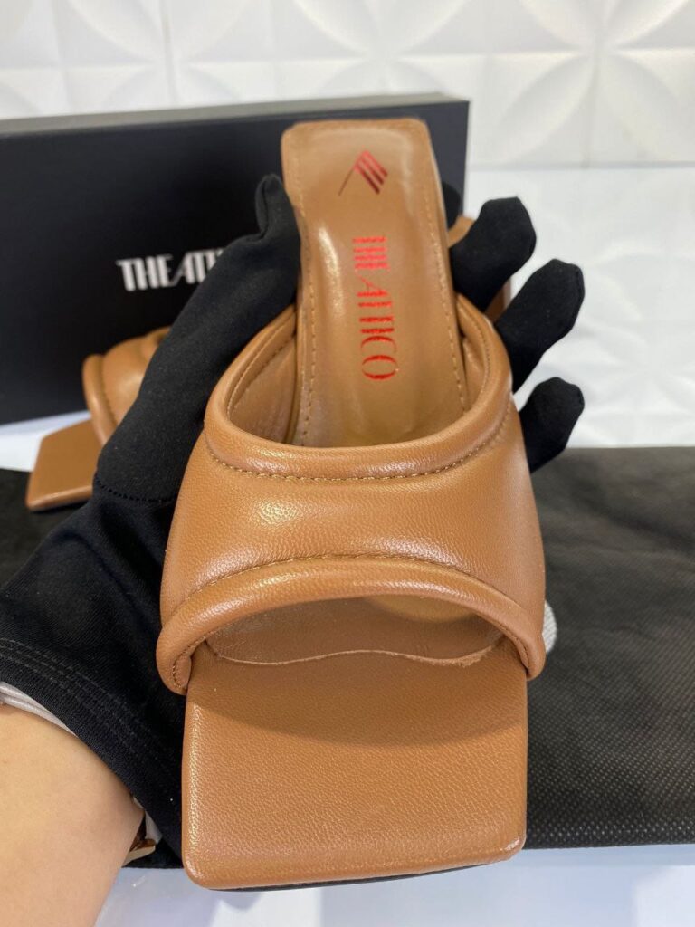 the attico terlik taba topuklu 7.5 cm