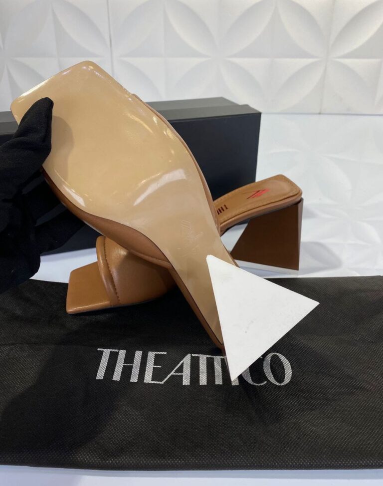 the attico terlik taba topuklu 7.5 cm