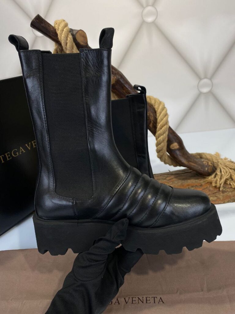 bottega veneta bot siyah ic dis deri
