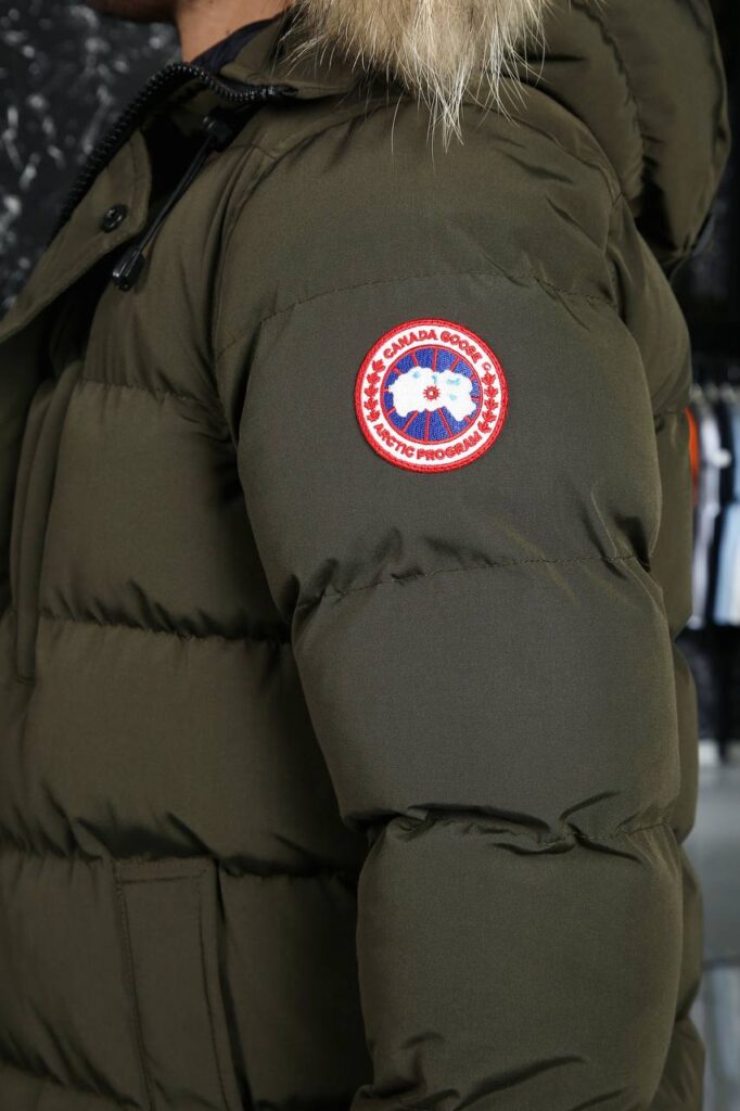 canada goose mont erkek haki yesil