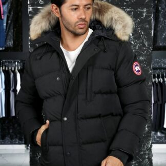 canada goose mont erkek siyah