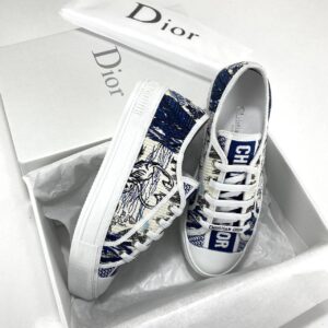 christian dior ayakkabi walk n floral sneaker lacivert