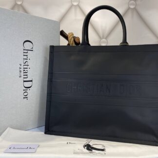 christian dior canta book tote siyah hakiki deri 42x36 vip