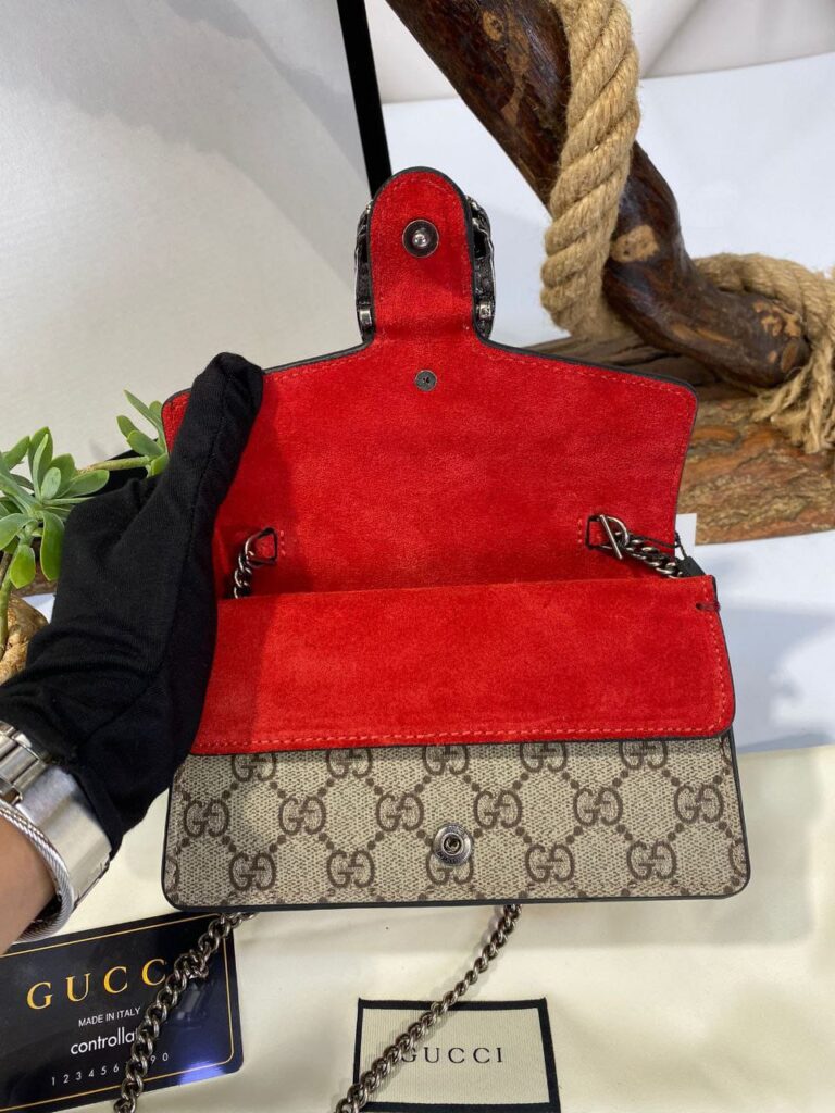 gucci canta dionysus nano classic kirmizi 18x11 cm ithal