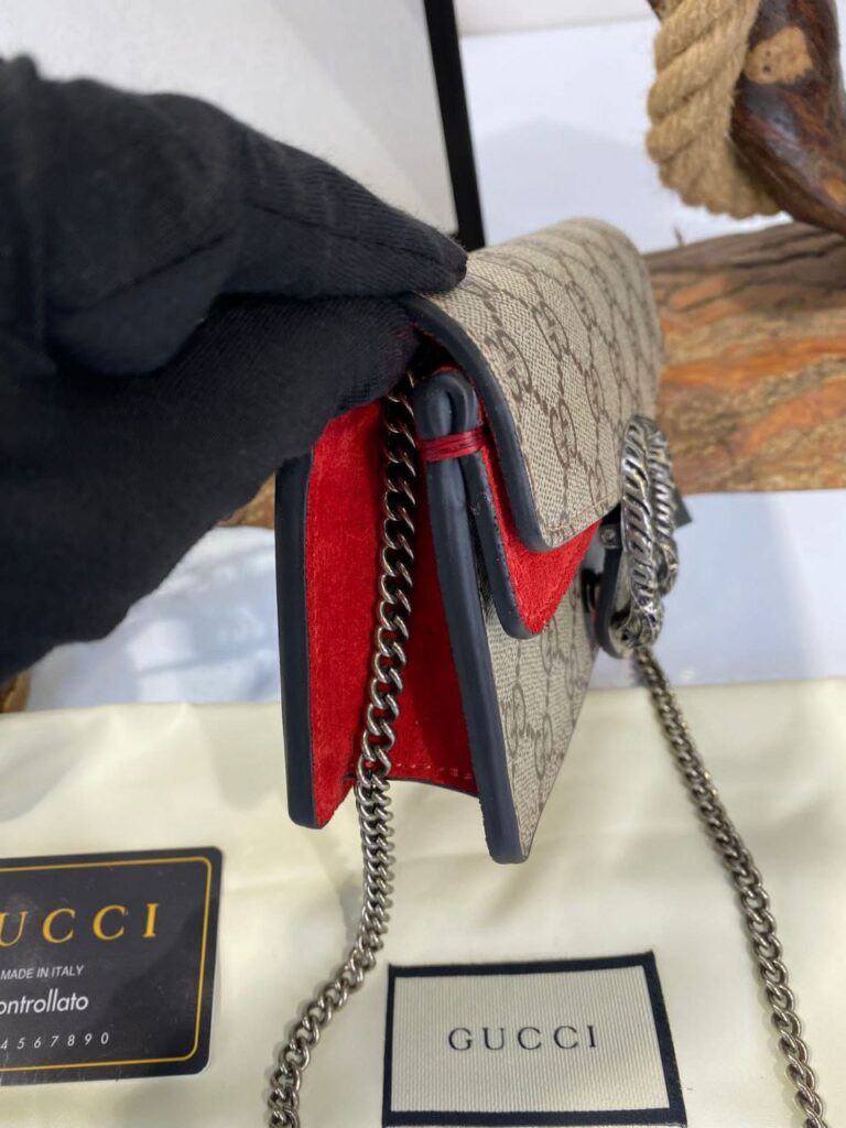 gucci canta dionysus nano classic kirmizi 18x11 cm ithal