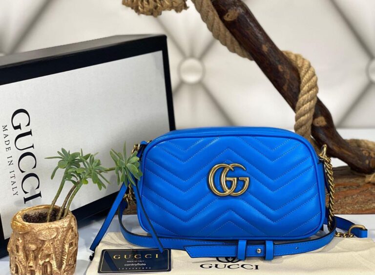 gucci canta marmont messenger mavi 24x14x8 cm