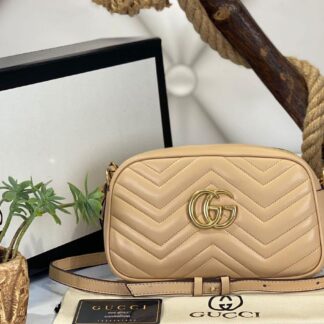 gucci canta marmont messenger nude 24x14x8 cm