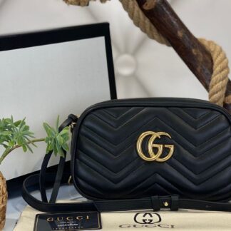 gucci canta marmont messenger siyah 24x14x8 cm