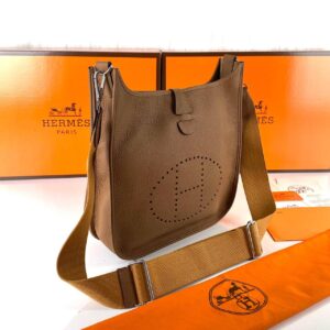 hermes canta ithal hakiki deri evelyne buyuk boy vizon 30x29x6 cm