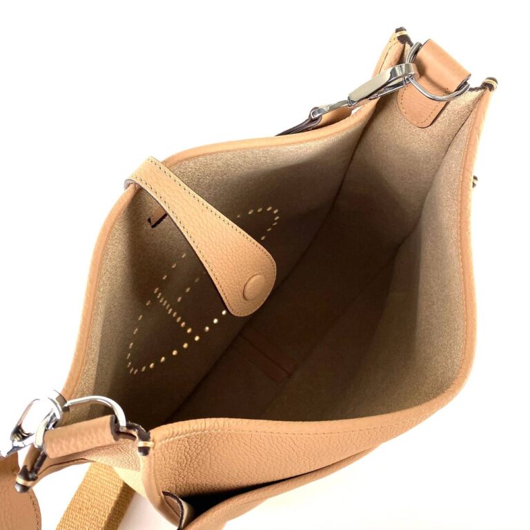 hermes canta ithal hakiki deri evelyne buyuk boy vizon 30x29x6 cm