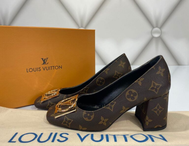 louis vuitton ayakkabi madeleine topuk 7 cm hakiki deri