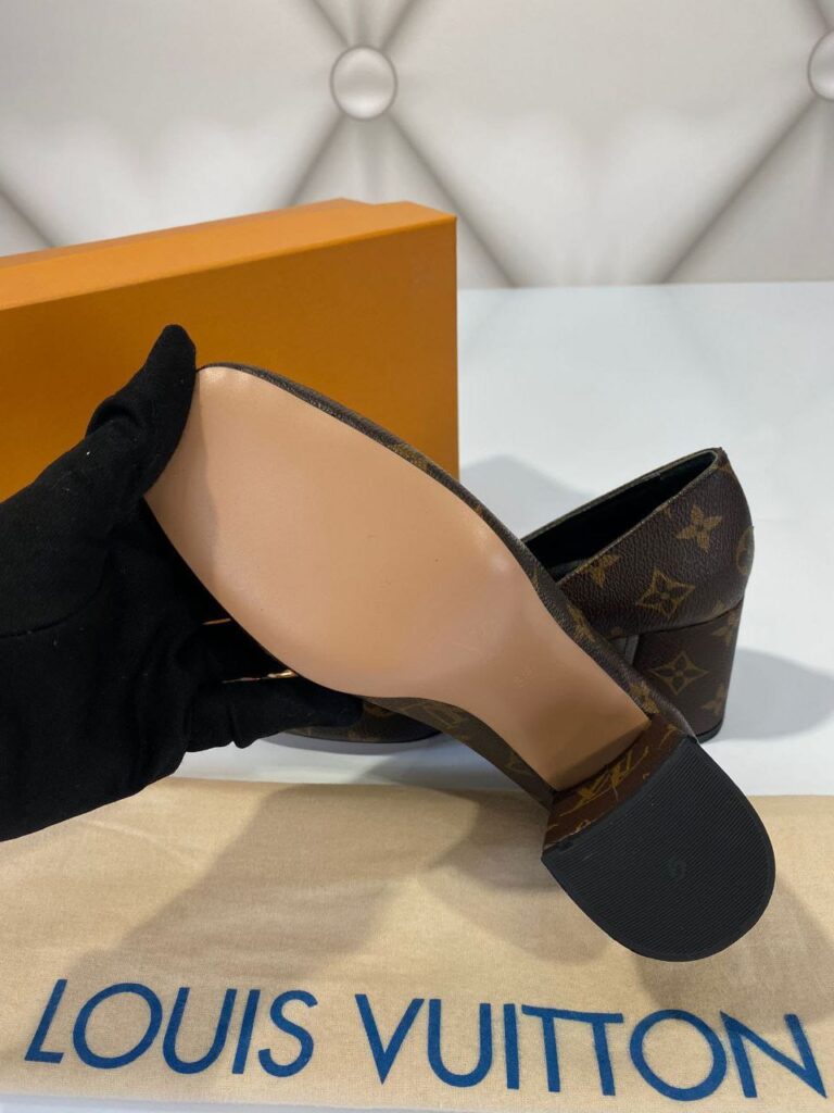 louis vuitton ayakkabi madeleine topuk 7 cm hakiki deri
