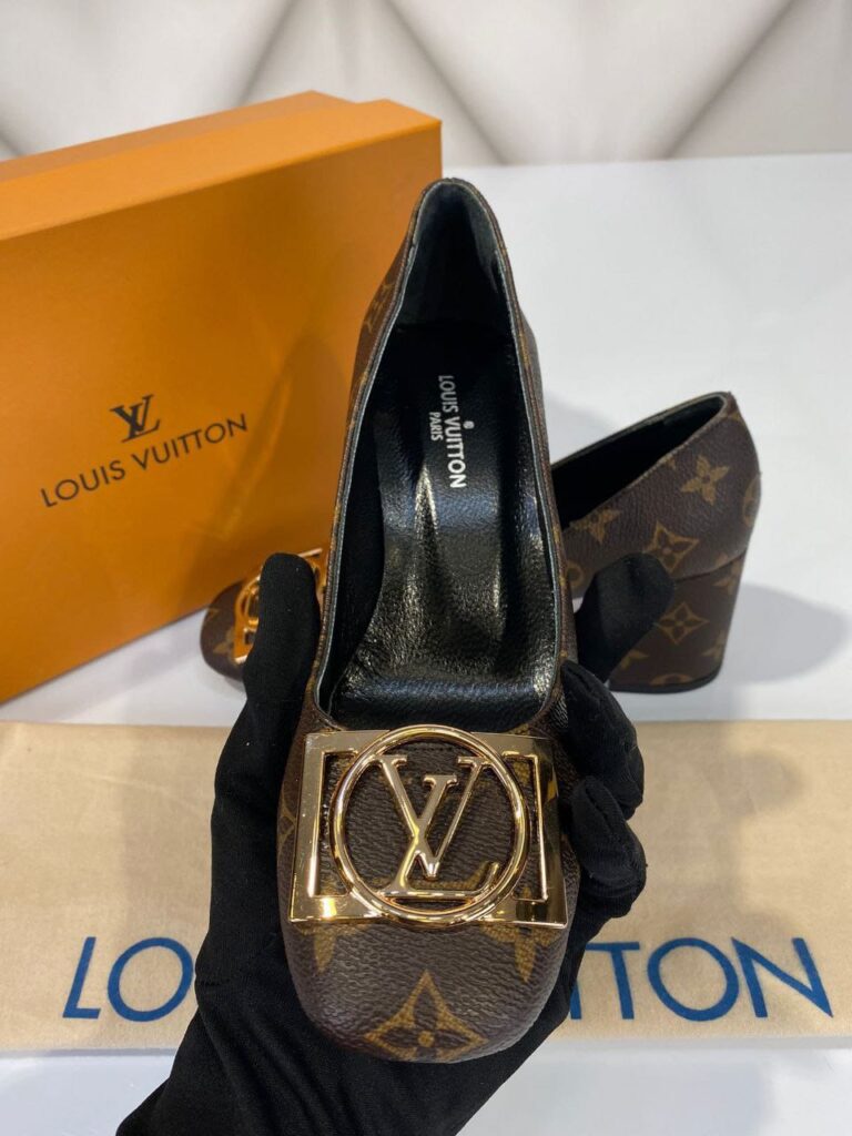 louis vuitton ayakkabi madeleine topuk 7 cm hakiki deri
