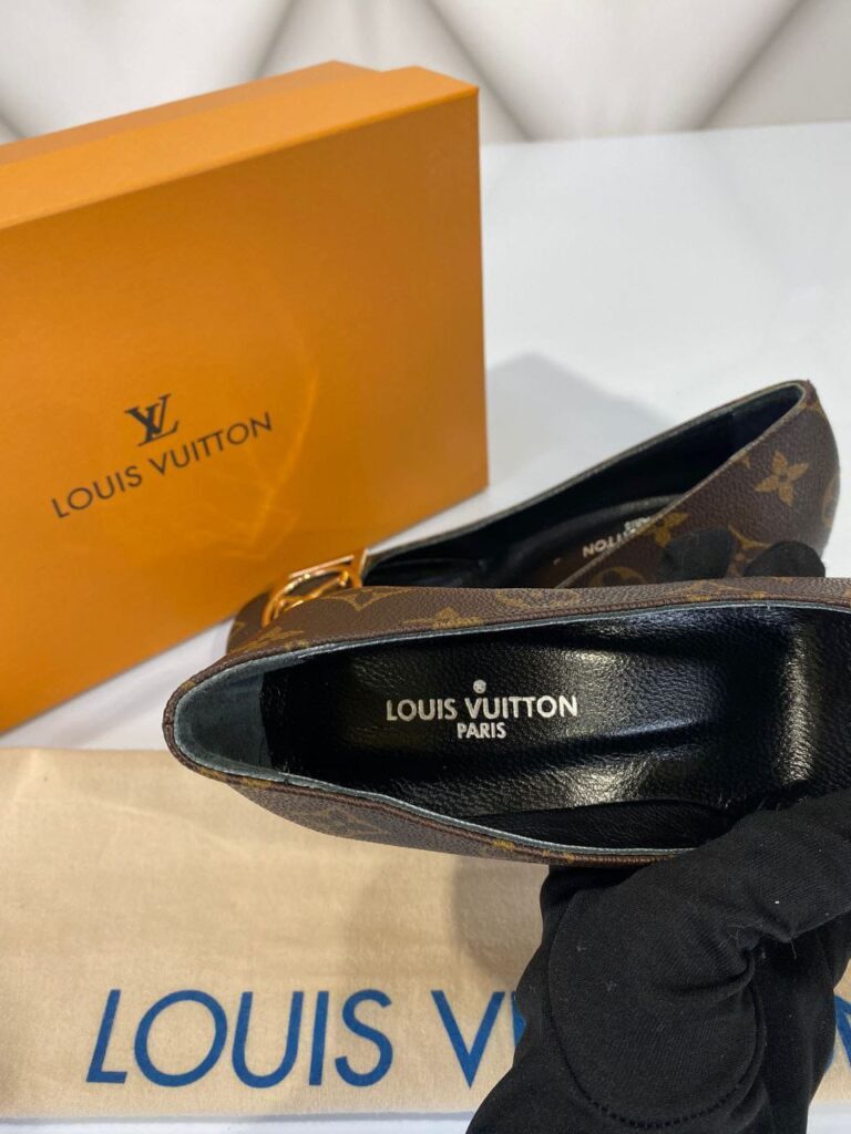 louis vuitton ayakkabi madeleine topuk 7 cm hakiki deri
