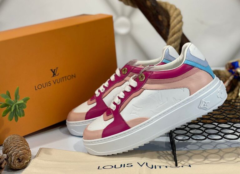 louis vuitton ayakkabi sneakers beyaz pembe fusya ithal