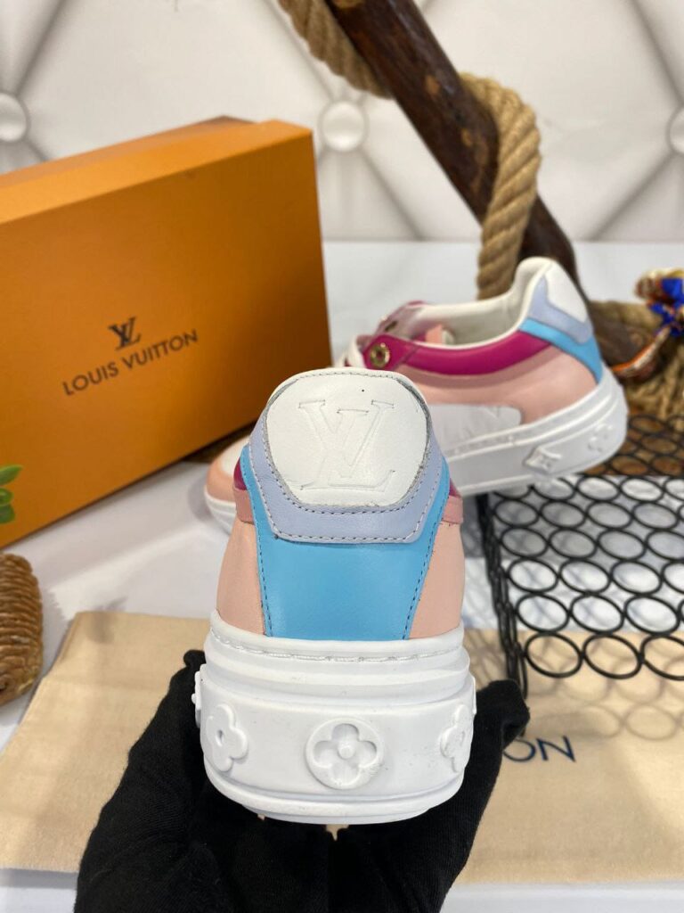 louis vuitton ayakkabi sneakers beyaz pembe fusya ithal