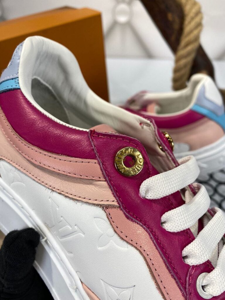 louis vuitton ayakkabi sneakers beyaz pembe fusya ithal
