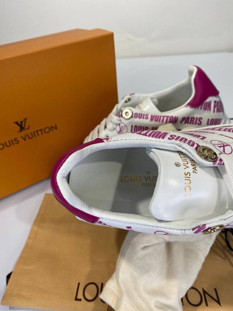 louis vuitton ayakkabi sneakers timeout beyaz pembe