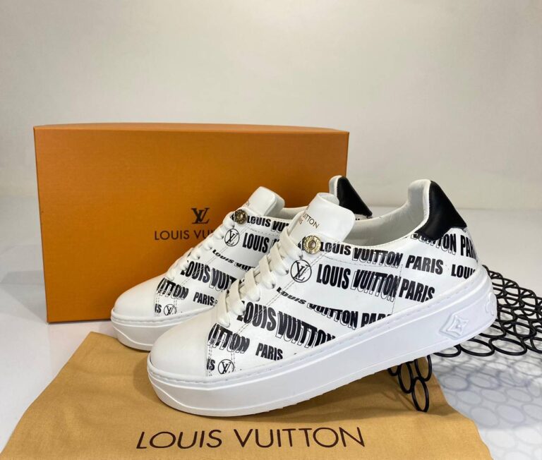 louis vuitton ayakkabi sneakers timeout beyaz siyah