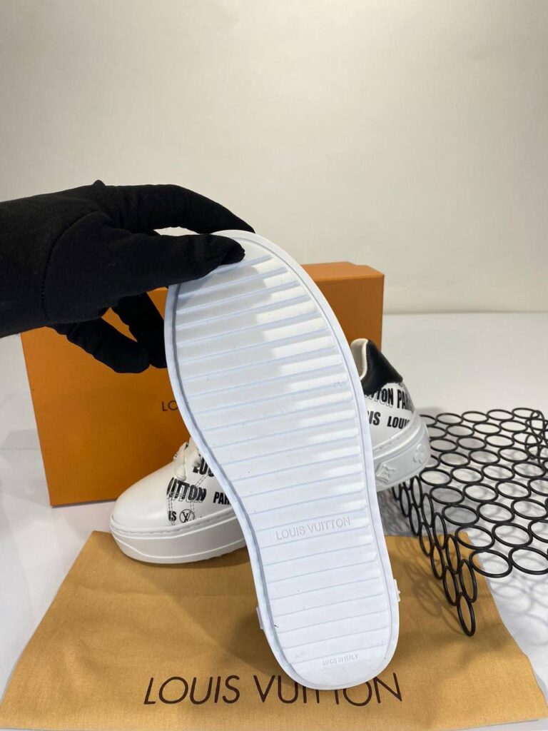 louis vuitton ayakkabi sneakers timeout beyaz siyah