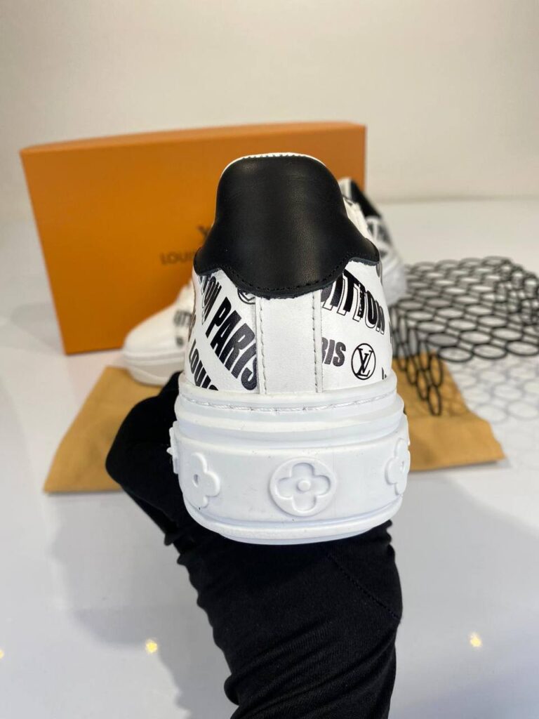 louis vuitton ayakkabi sneakers timeout beyaz siyah