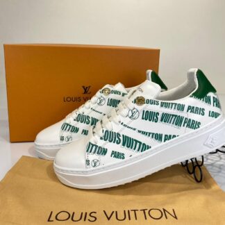 louis vuitton ayakkabi sneakers timeout beyaz yesil