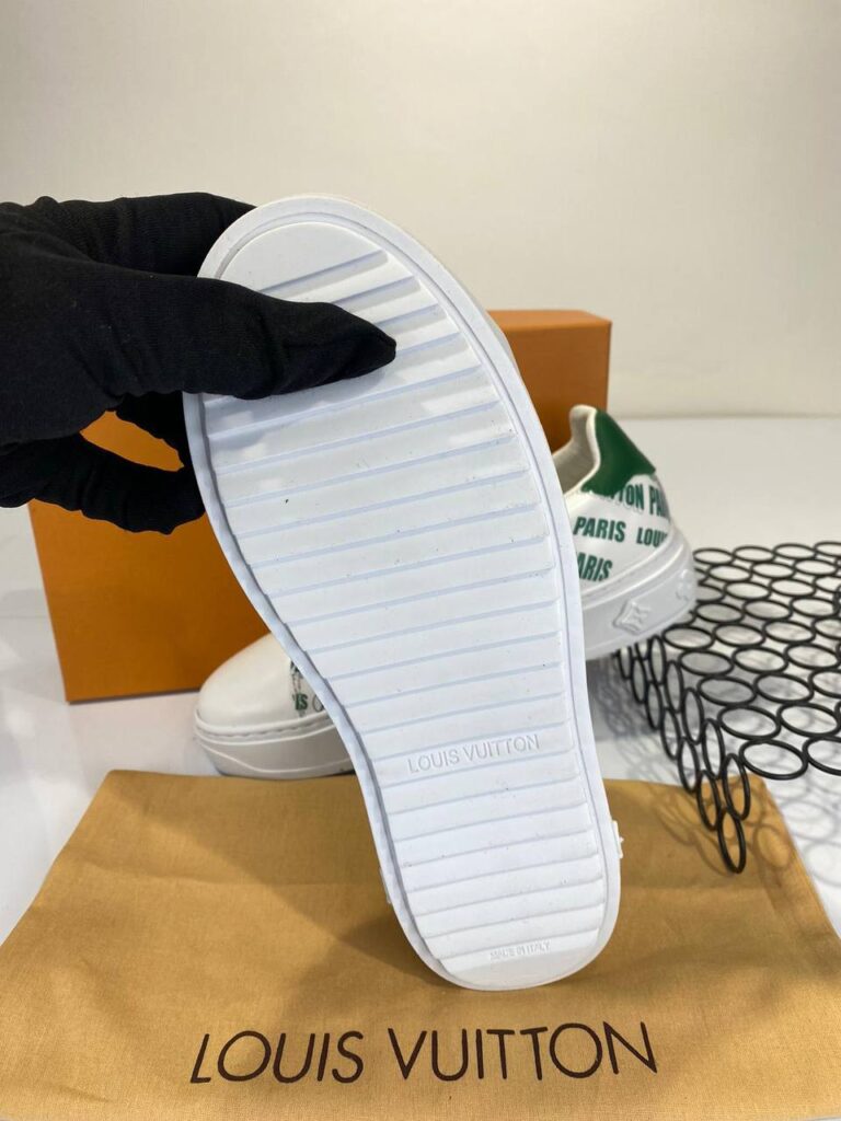 louis vuitton ayakkabi sneakers timeout beyaz yesil