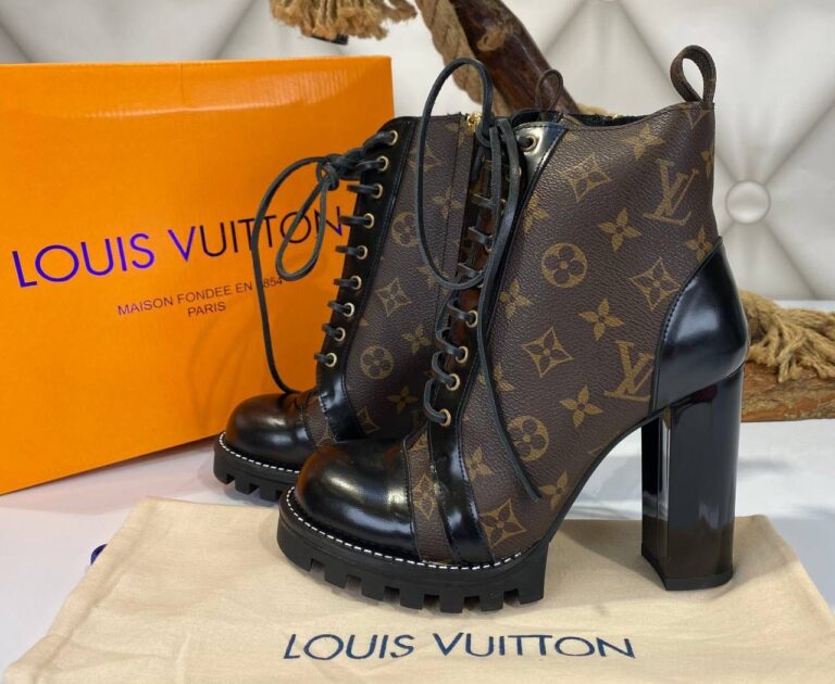 louis vuitton bot star trail ankle topuk 11 cm ithal deri